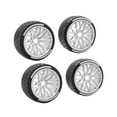 thumbnail image 5 of guohui 4 Pieces 1/7 RC Car Tires on Road Tire Tyre for RC Hobby Car Crawler Vehicle White, 5 of 9
