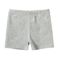 thumbnail image 5 of Gubotare Kid Shorts Girls Girls Summer Casual Shorts Stretch Mid to High Rise Waist Shorts Size 12-18 Months (Grey,12-18 Months), 5 of 9
