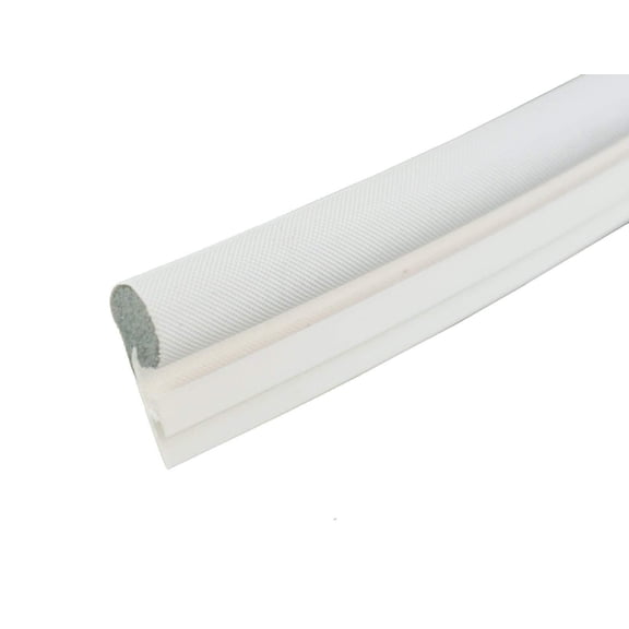 WRS Silverline Offset T-Slot Foam Seal Weather Stripping-White, 24 Ft Roll