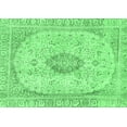 thumbnail image 1 of Ahgly Company Indoor Rectangle Abstract Emerald Green Modern Area Rugs, 8' x 12', 1 of 4