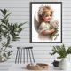 thumbnail image 4 of Pintura de diamante 5D DIY taladro redondo completo Ángel niño Kit decoración del hogar arte artesanal FLhrweasw Nuevo, 4 of 9