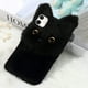 thumbnail image 4 of Funda protectora elegante con diseño de gato de peluche para iPhone 11, 4 of 6