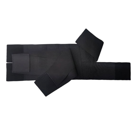 1Pcs Waist Trainer for Men and Women, Triple Wrap Waist Cincher Trimmer Belt, Tummy Control Body Shaper, Adjustable Ab Workout Sweat Band for Exercise Running Weight Loss and Gym Training Black 2XL