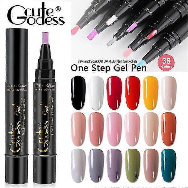 36 Colors Fast And Convenient Manicure Nail Polish Gel Pen Nail Polish Gel