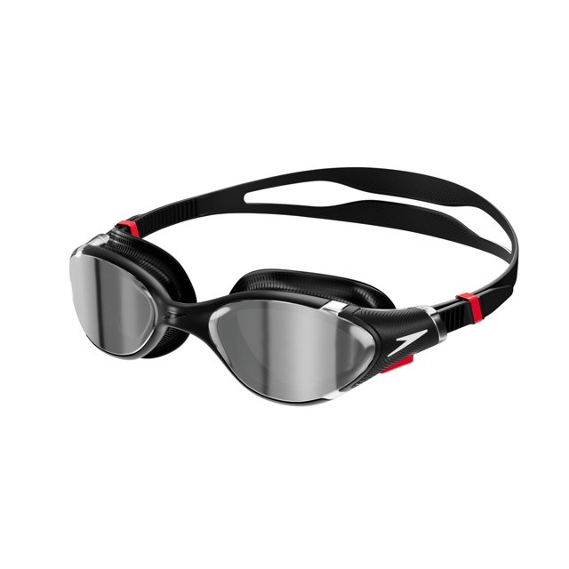 Speedo Adult Unisex Biofuse 2.0 Mirrored Swim Goggles - Black/Chrome, One Size