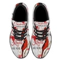 thumbnail image 2 of Cardinals Appear When Angels Are Near Shoes Sneakers for Women Men Black Size 4, 2 of 7