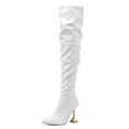 thumbnail image 4 of Mepaouo Women's Over The Knee Boots Sexy Stilettos Thigh High Snow Boot Lady Dressy Pull on Boots, 4 of 7