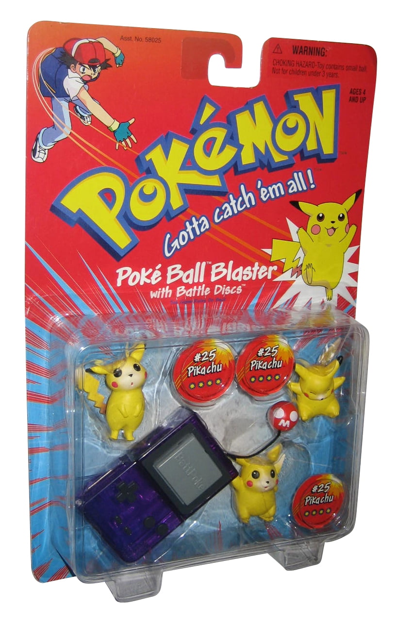 Pokemon Pikachu 25 Hasbro 2008 Battle Blaster Discs Toy Figure Set Walmartcom