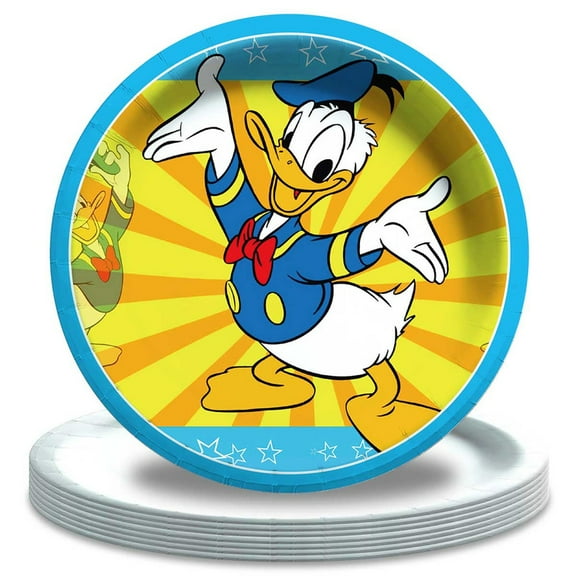 Donald Duck Sailor Duck Paper Plates Birthday Decorations Party Supplies Tableware Disposable Dinnerware