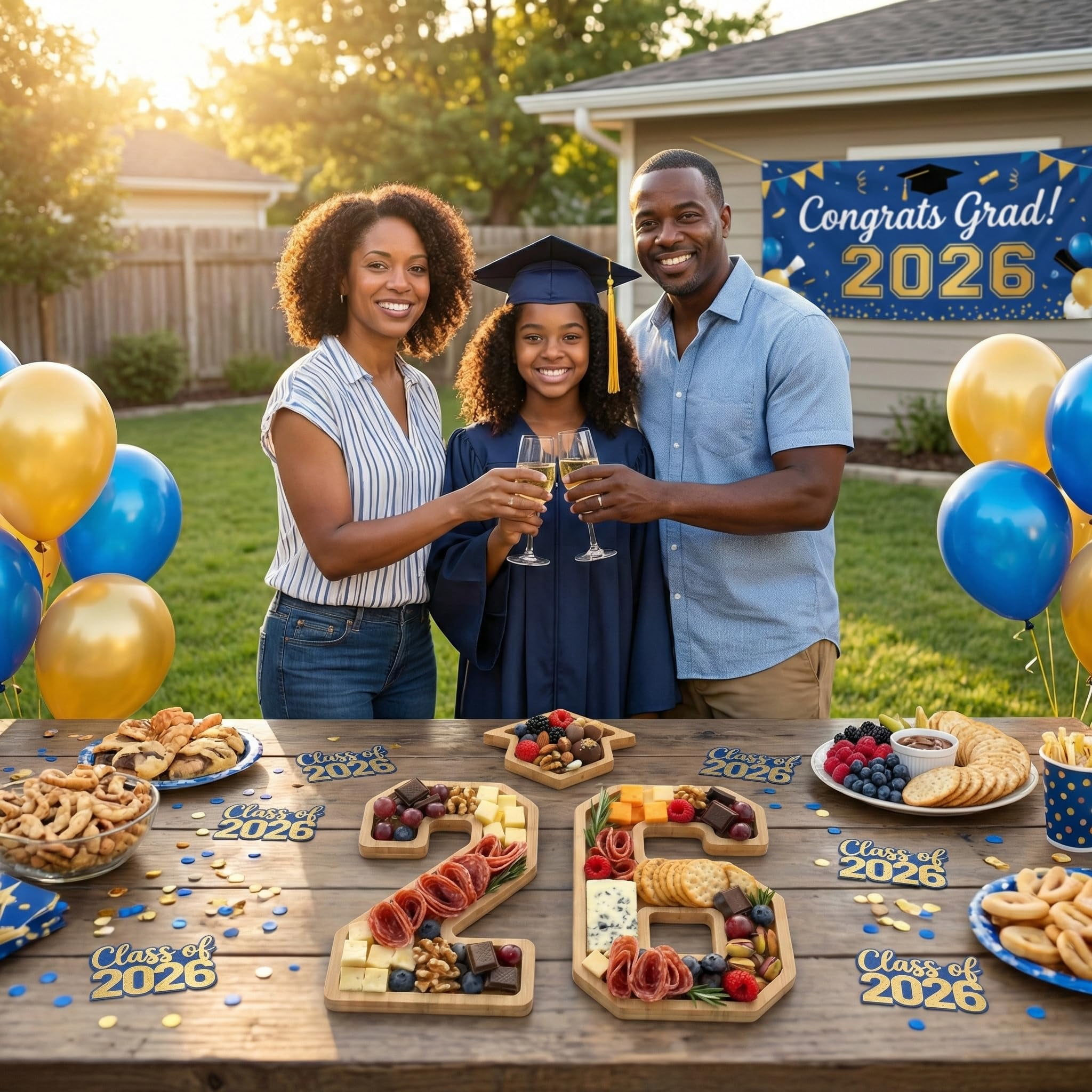 Serving Trays 26 with Cap, Graduation Decorations