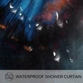 thumbnail image 3 of Butterfly Waterproof Printed Shower Curtain Set with Hooks - Bathroom Decoration - Curtain Sets, 3 of 6