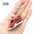 thumbnail image 1 of Delicate 3D Mini Sneaker Keychain Simulation Funny Basketball Sport Shoes Keyring Pendant Car Keys Decoration Boy Exquisite Gift, 1 of 5