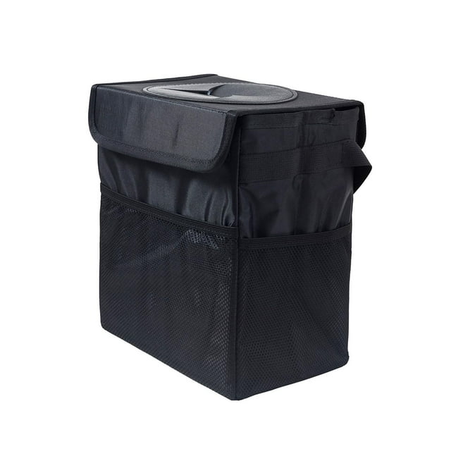 Cubo de basura para coche, plegable, práctico y resistente al desgarro. 9.5L Con Tapa
