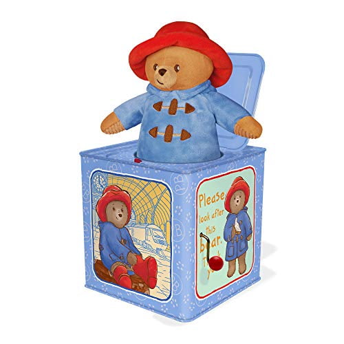 YOTTOY Paddington Bear Collection | Paddington for Baby Jack-in-The-Box Infant Plush Toy with Music