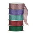 thumbnail image 5 of Offray Ribbon, Red 7/8 inch Galena Metallic Ribbon, 9 feet, 5 of 5
