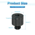 thumbnail image 2 of Uxcell Tripod Screw Adapter M6 Female to 3/8" Male, Tripod Nut Connectors Camera Mount Screw Camera Double Head Converter, 2 of 7