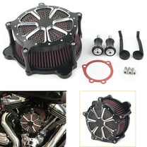 ZS Motorcycle Air Cleaner Air Filter For Harley Touring Dyna Softail