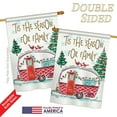 thumbnail image 3 of Breeze Decor BD-XM-H-114202-IP-BO-DS02-US Season for Family Winter - Seasonal Christmas Impressions Decorative Vertical House Flag - 28 x 40 in., 3 of 4
