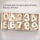 thumbnail image 4 of Gwong Juguete Número de madera Bloques de construcción de letras inglesas Niños Educación temprana Puzzle juguete Gwong 30003727, 4 of 7