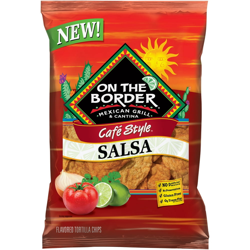 On the Border® Cafe Style® Salsa Flavored Tortilla Chips 20 oz. Bag