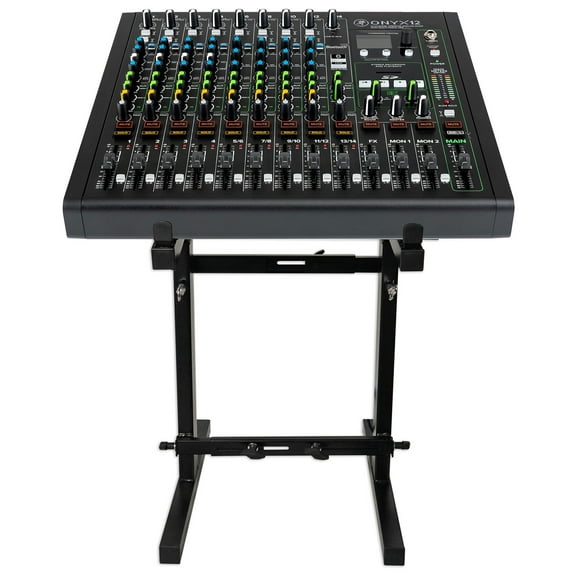 Mackie ONYX12 12-Channel Analog Mixer Multi-Track USB/3-Band EQ Bluetooth Stand