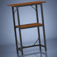 thumbnail image 7 of 20 Gal-2 Tier Rustic Brown Aquarium Stand, 7 of 7