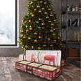 thumbnail image 3 of DAMAI 40.9" Gift Wrapping Paper Organizer Storage, Underbed Wrapping Paper Organizers Storage Gift Wrap Container Xmas Holiday Tear Proof Storage Bag with Interior Pockets, 3 of 6