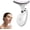 White, variant on Neck Face Massager Face Sculpting Tool 3 Colour Modes and Vibration for Facial Massager for Double Chin, Red