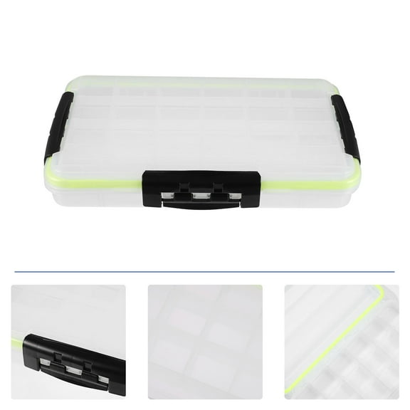 GOOHOCHY Fishing Accessory Box White PVC 1Pcs