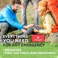 thumbnail image 5 of Small Survival First Aid Kit of 121 Pieces. Sturdy EVA Emergency Survival Kit for Men and Women. Portable Mini Camping Survival Kits with Zip. Hiking Emergency Kit. Waterproof First Aid Kit, 5 of 7