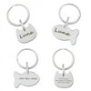Anavia Personalized Pet Cat ID Tag Collar Key Chain Polished Stainless Steel Custom Front and Back Free Engraving Pet ID Tags with Velvet Pouch Ships Next Day! [Cat]