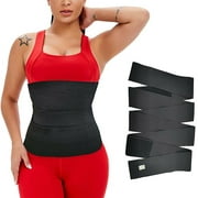 Invisible Wrap Waist Trainer Tape, Bandage Wrap Lumbar Waist, Support Belt Adjustable Invisible Wrap Waist Trainer Tape for Lower Back Pain Relief