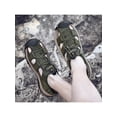 thumbnail image 4 of LUXUR Closed Toe Sandals for Men Fisherman Sandal Summer Beach Shoes Army Green Size 12, 4 of 7