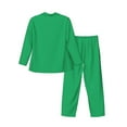 thumbnail image 2 of Bingfone Men'S Pajama Set 2 Piece Loungewear Pjs, Long Sleeve With Pajama Pants-Forestgreen, 2 of 9