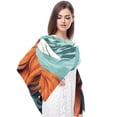 thumbnail image 4 of Yak Breathable Chiffon Yarn Silk Scarf 180*73 - Light Translucent Shawl Wrap 28.7x70.86in, 4 of 6