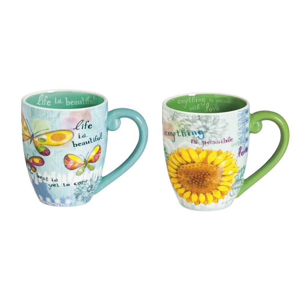 18 ounces Evergreen Enterprises Inc. Cypress Home Initial H Personalizable Ceramic Coffee Mug 18 ounces Evergreen Enterprises Inc. Cypress Home Initial H Personalizable Ceramic Coffee Mug