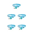 thumbnail image 3 of relayinert Collier Ras du Cou à Rayures Réfléchissantes pour Petits Animaux Accessoires de Remplacement pour Airtag Bleu 5ensemble, 3 of 6