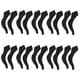 thumbnail image 2 of GOOHOCHY 10 pares de fundas de silicona antideslizantes para gafas de sol (negro), 2 of 7