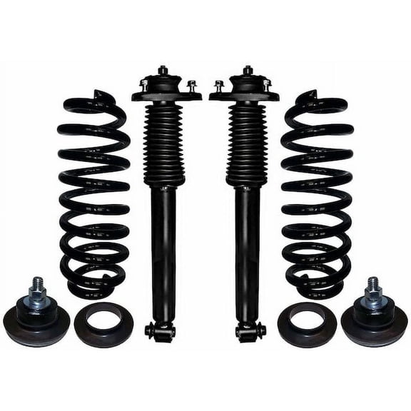Rear Air Spring to Coil Spring Conversion Kit - Compatible with 2000 - 2006 BMW X5 2001 2002 2003 2004 2005
