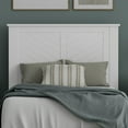 thumbnail image 3 of Serene Poplar Wood Twin Headboard, Modern Farmhouse Panel with  Scoring, Twin Size Headboard in White, Casual Coastal Style, Easy Assembly, Quality Materials, 3 of 9