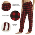 thumbnail image 5 of LANBAOSI 2 Pack Women Comfy Soft Fleece Plaid Pajama Pants Size S, 5 of 8