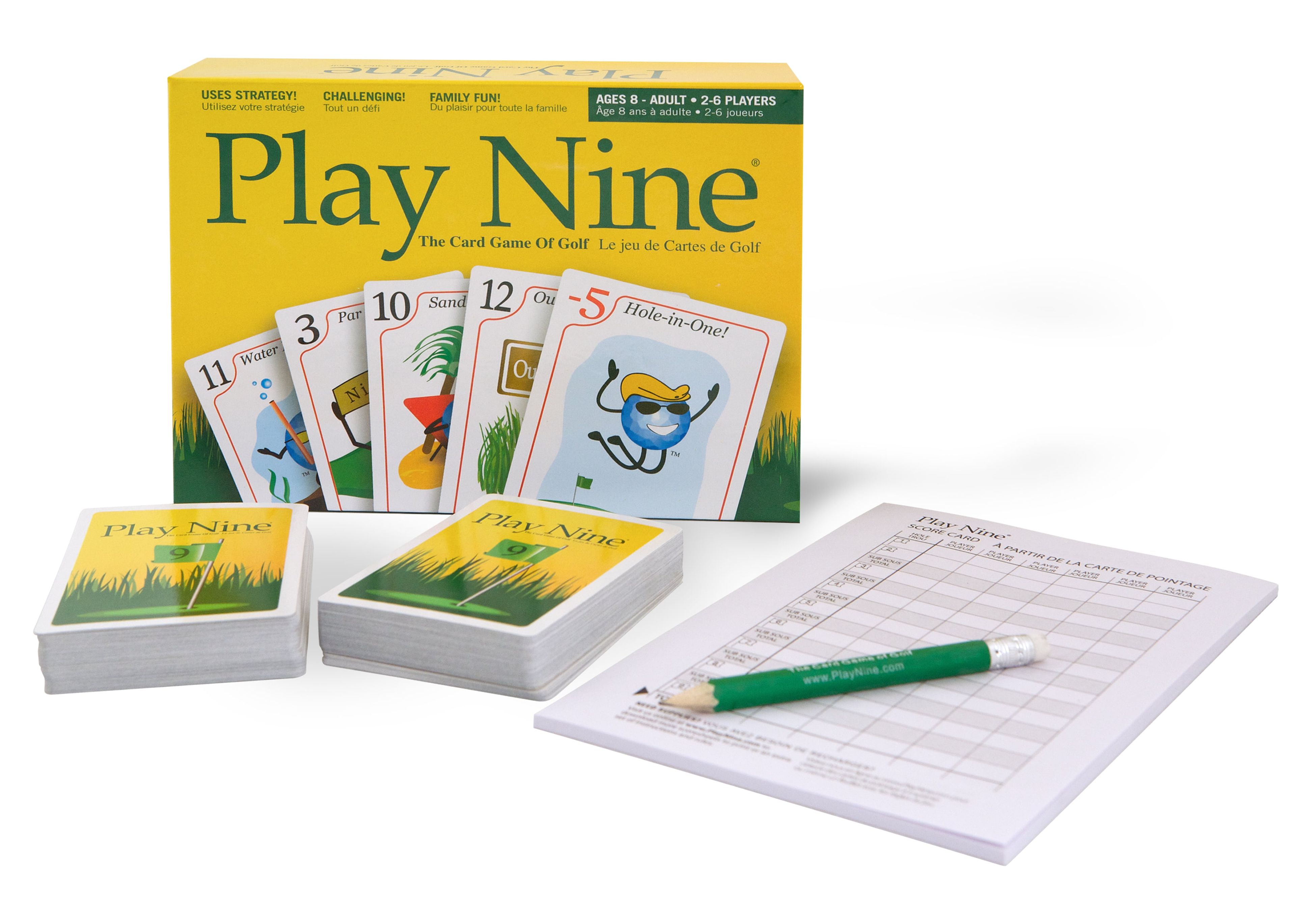 Play Nine The Card Game of Golf New in Box Sealed Great family fun - image 5 of 8