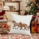 thumbnail image 5 of Funda de almohada con estampado de caballo del año - Funda cuadrada de lino para sofá, decoración del hogar, 18x18 pulgadas, 5 of 8
