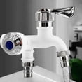 thumbnail image 2 of IMENGL Clearance! Outdoor Antifreeze 2 Way Faucet Du Al Quick Opening Multifunctional Faucet 2 Way Faucet Separator Un Iversal Du Al Faucet Separator for Easy Water Management One Size White, 2 of 7