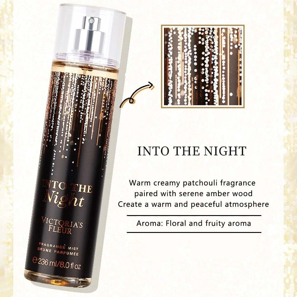 Bath and Body Works INTO THE NIGHT Fine Fragrance Mist 8