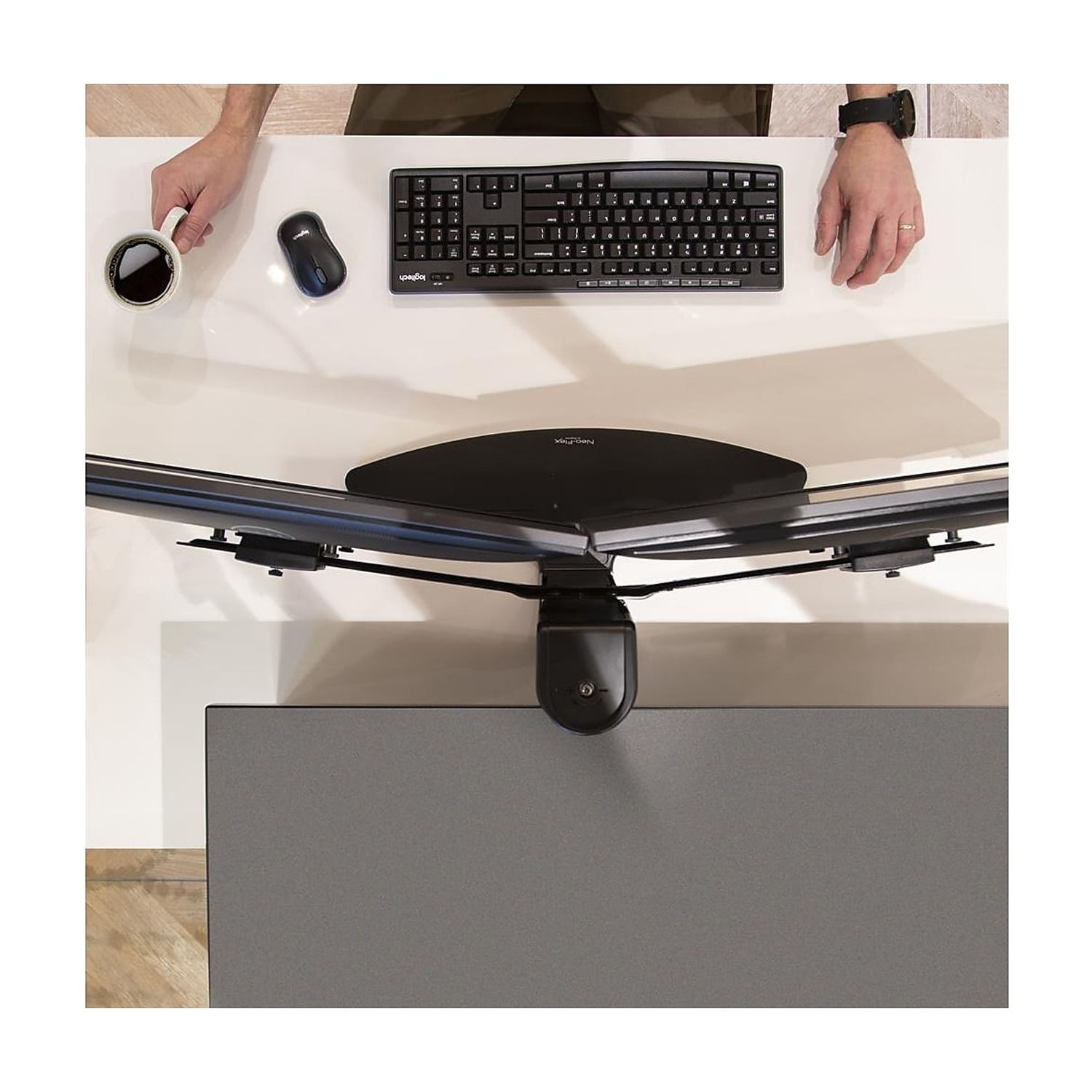 Ergotron Neo-Flex Dual LCD Monitor Lift Stand