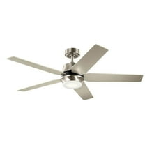 52 inch Ceiling Fan with Light Kit-Brushed Stainless Steel Finish Bailey Street Home 147-Bel-4435936