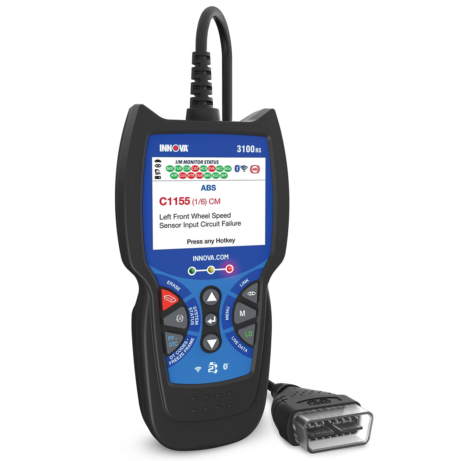 Innova 3210RS OBD2 Bluetooth Code Reader Dongle — Partsource
