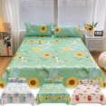 thumbnail image 1 of Fiudx Ofertas Flash Del Día Solo En Línea Ropa De Cama De Seda De Hielo Juego De Tres Piezas Sábanas Suaves Y Transpirables Sábanas Y Fundas De Almohada De Seda Lujosas Patrones Realistas E Interesan, 1 of 6