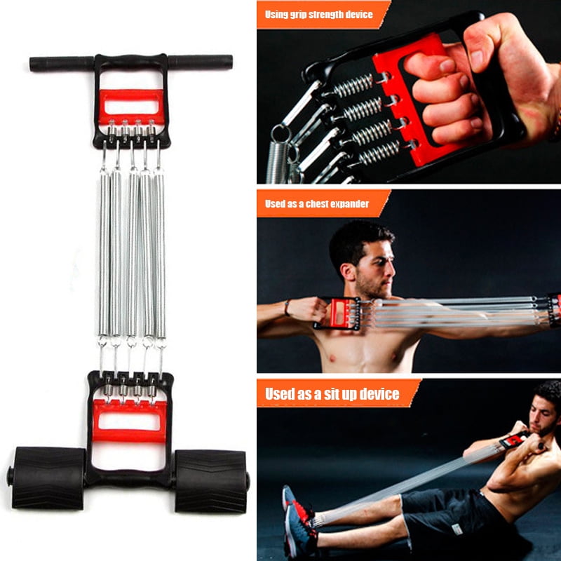 New 1X Muscle Stretcher Exercise Training Spring Chest Expander Home Gym Pull Up 